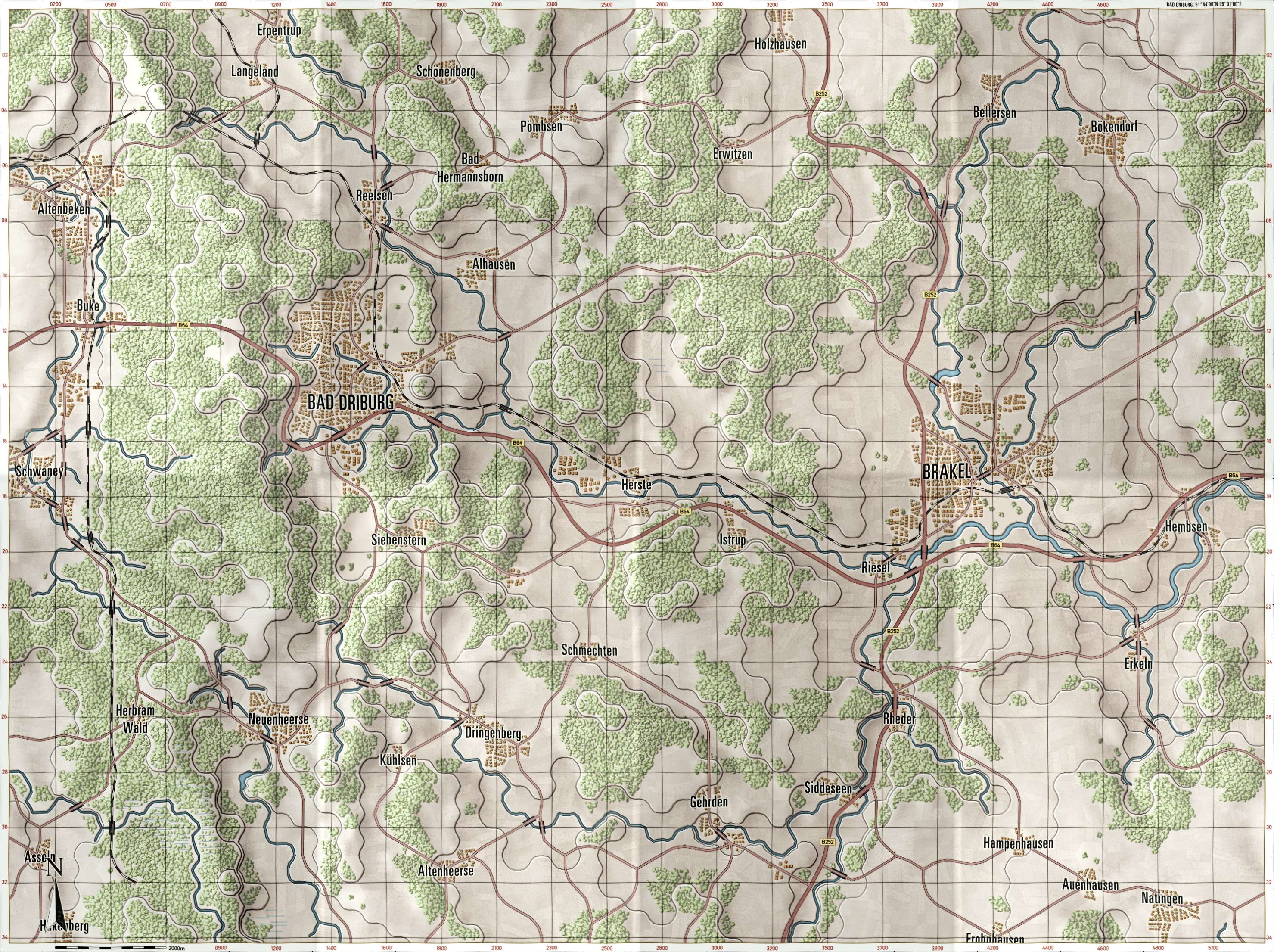 Bad Driburg Briefing Map