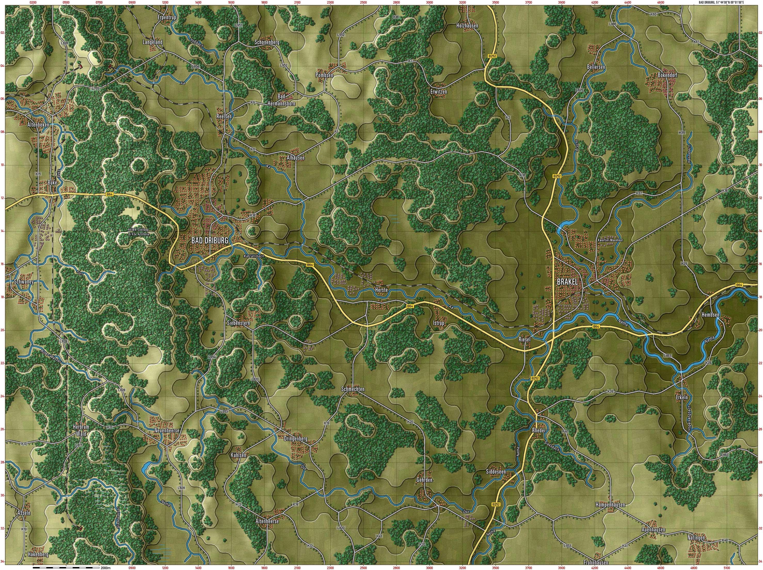 Bad Driburg Gameplay Map