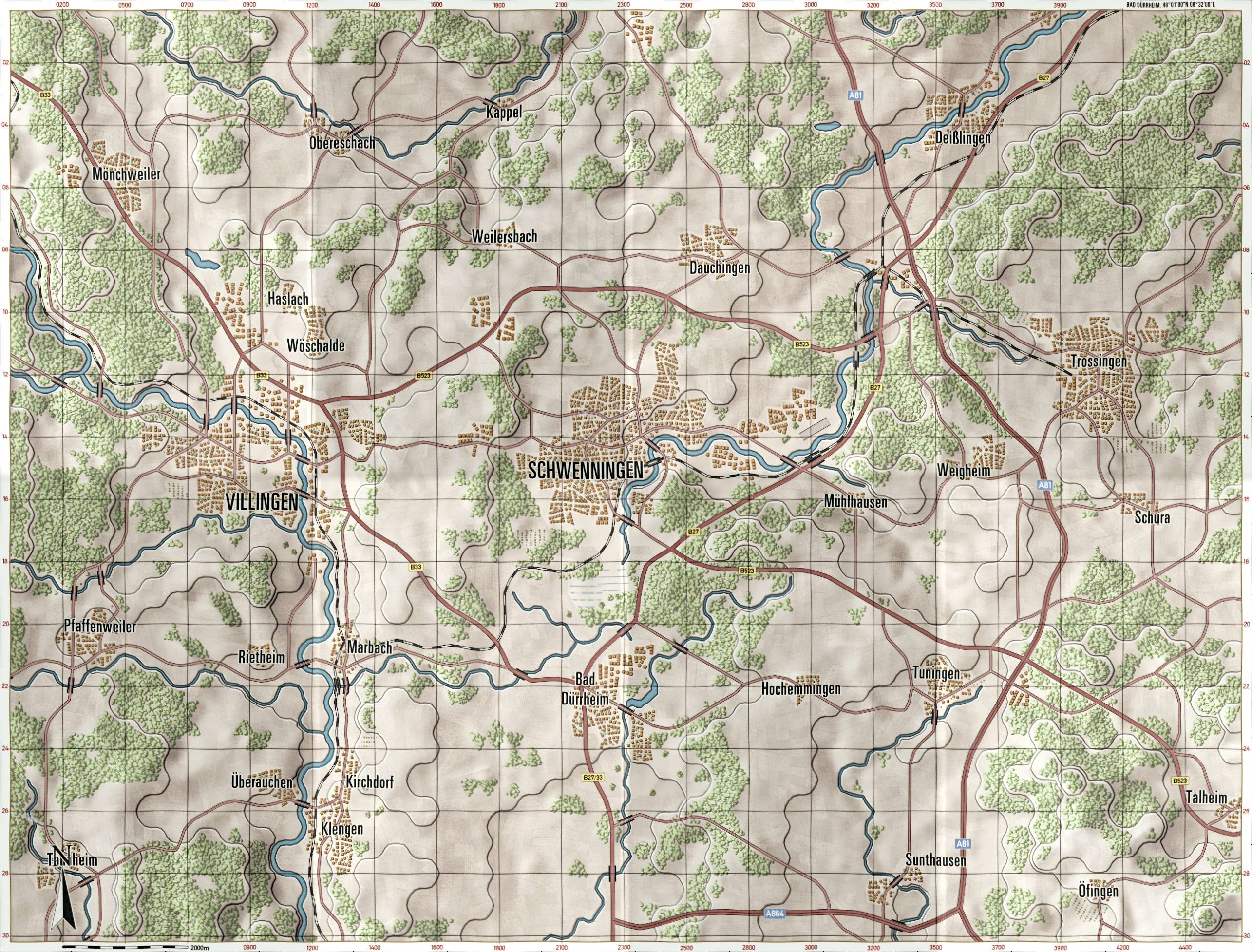 Bad Duerrheim Briefing Map