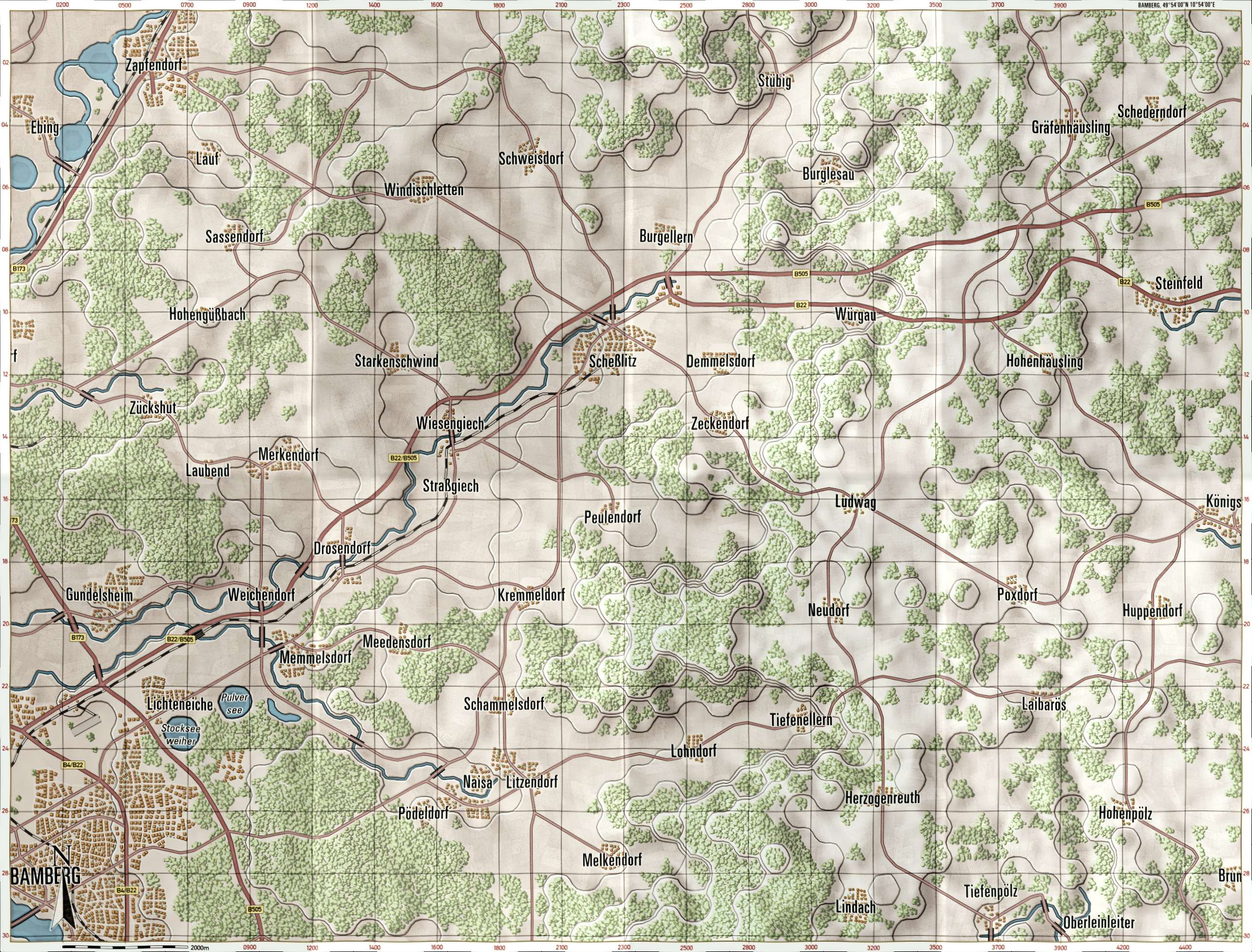 Bamberg Briefing Map