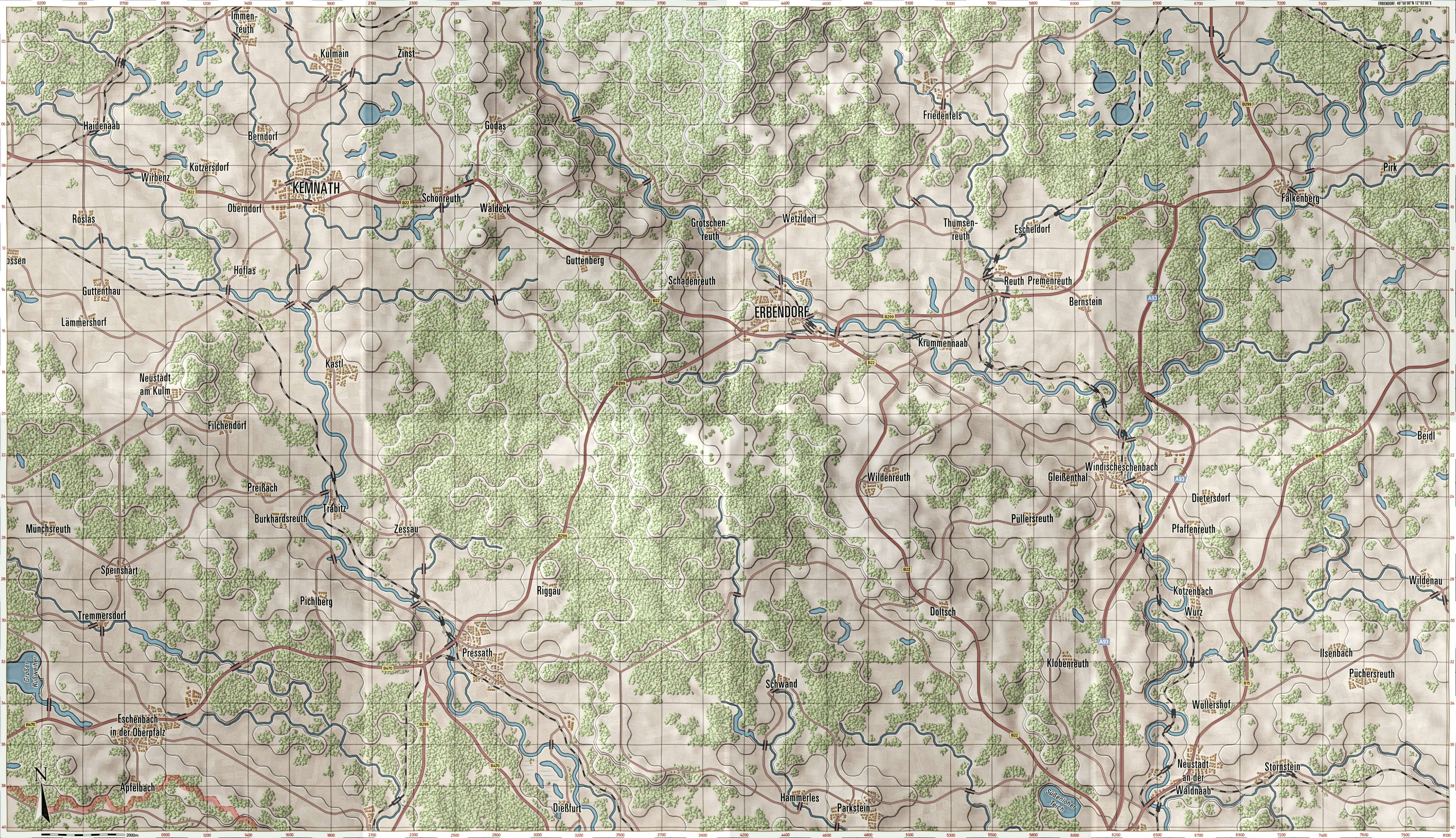 Erbendorf Briefing Map