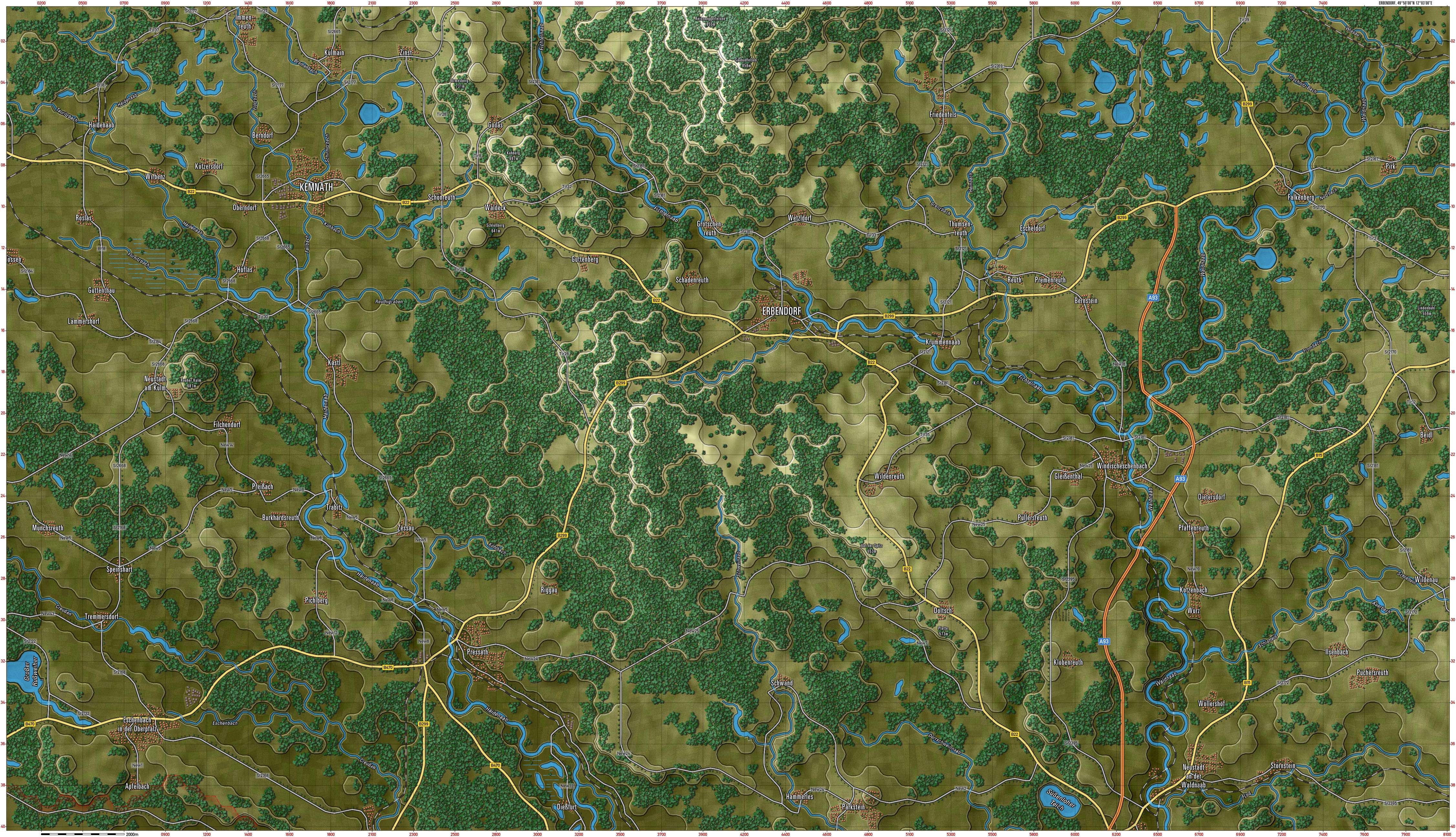 Erbendorf Gameplay Map