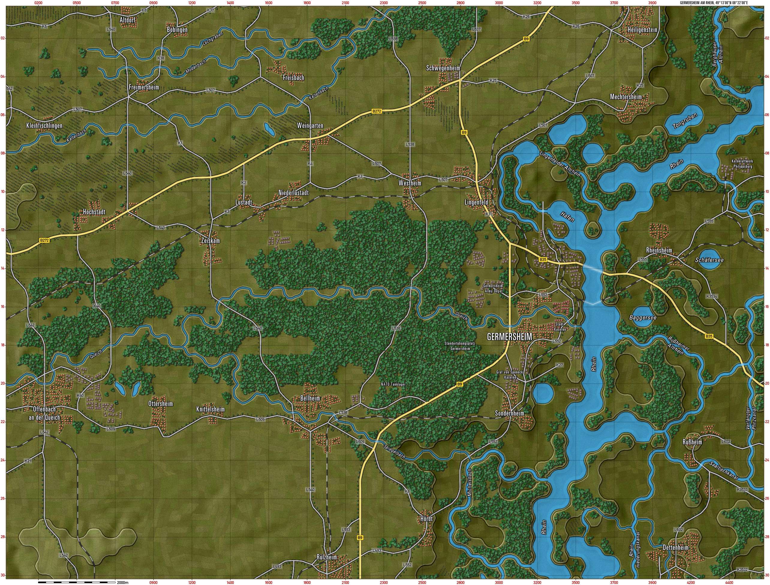 Germersheim Gameplay Map