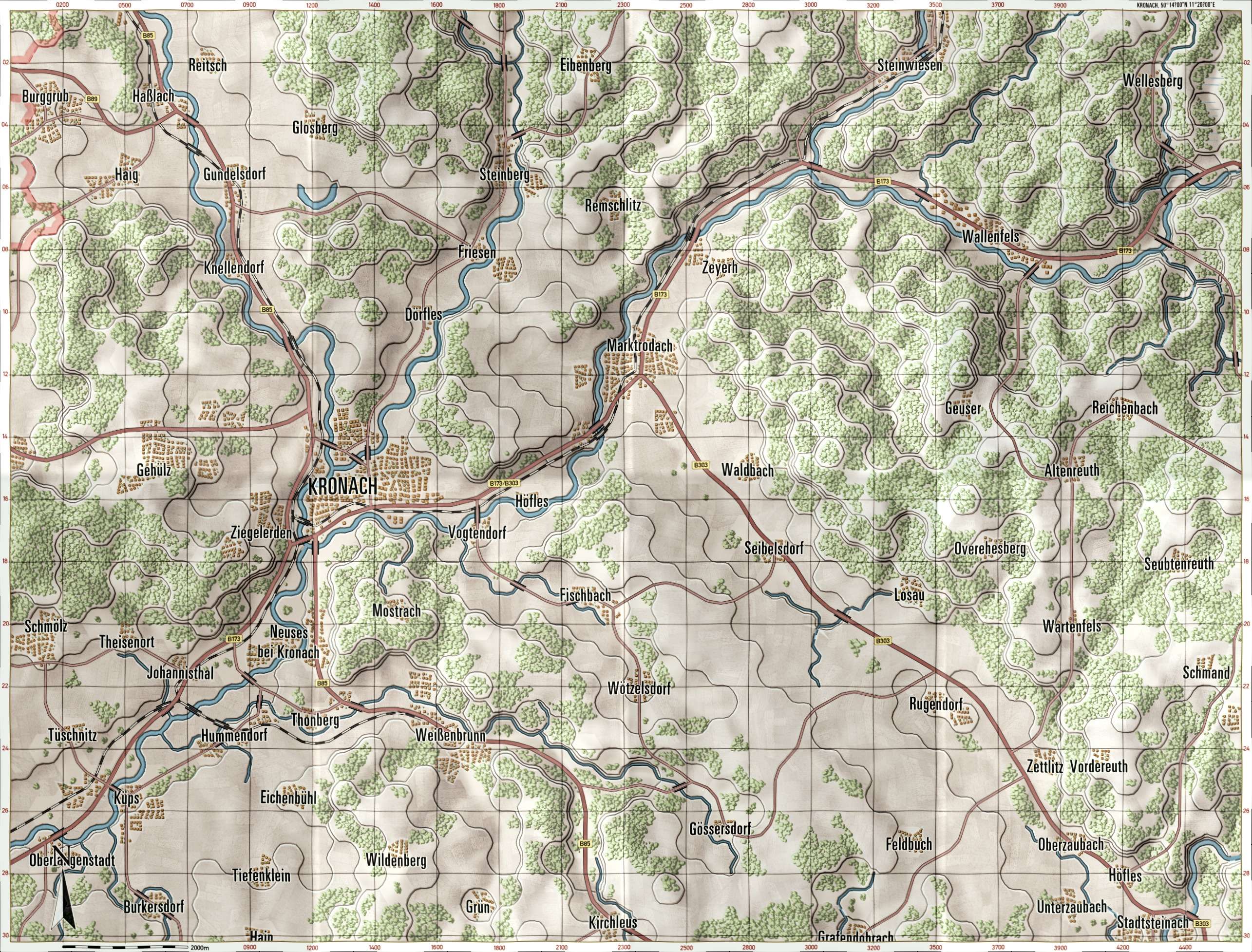 Kronach Briefing Map