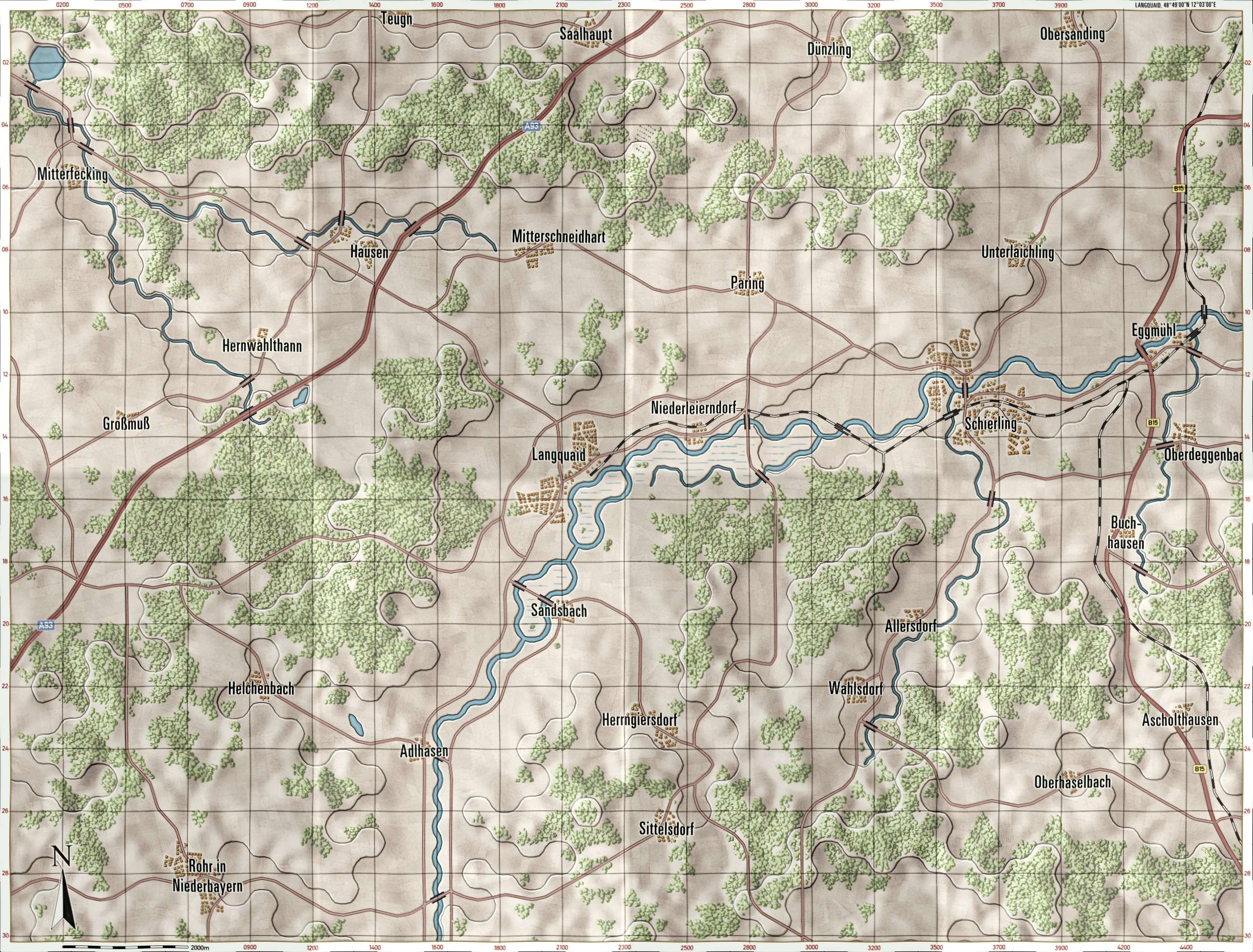 Langquaid Briefing Map