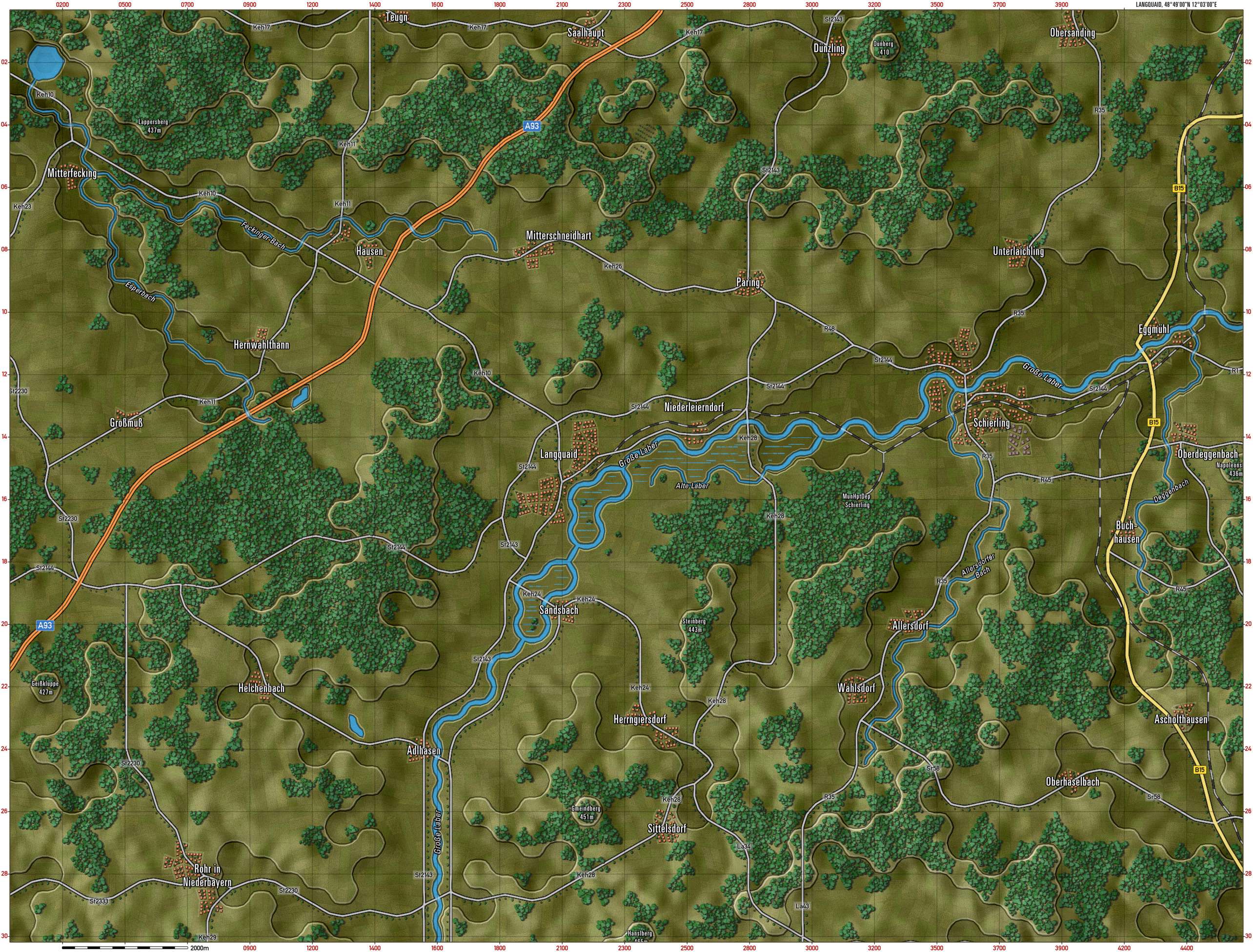 Langquaid Gameplay Map