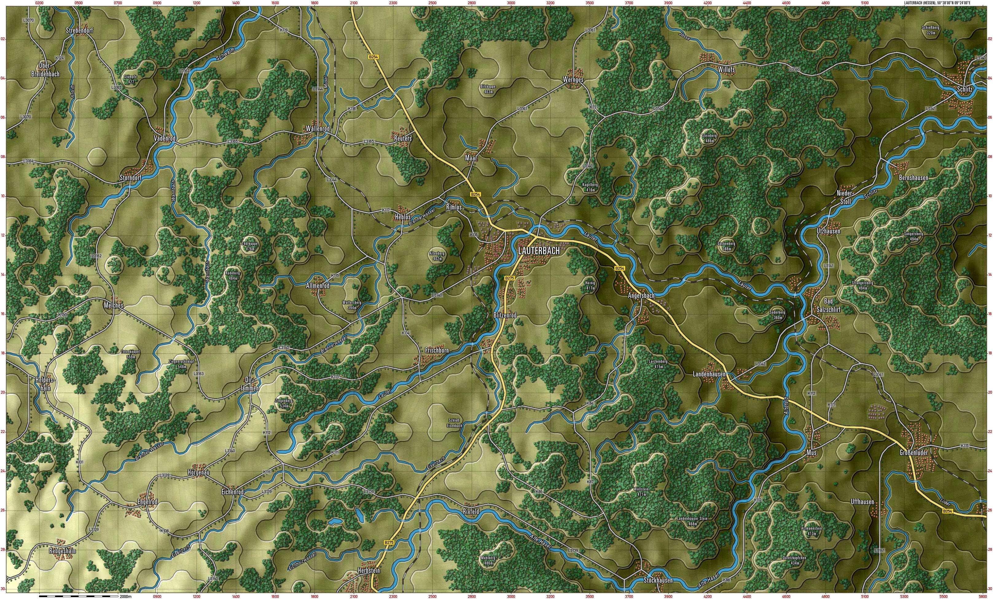Lauterbach_Hessen Gameplay Map