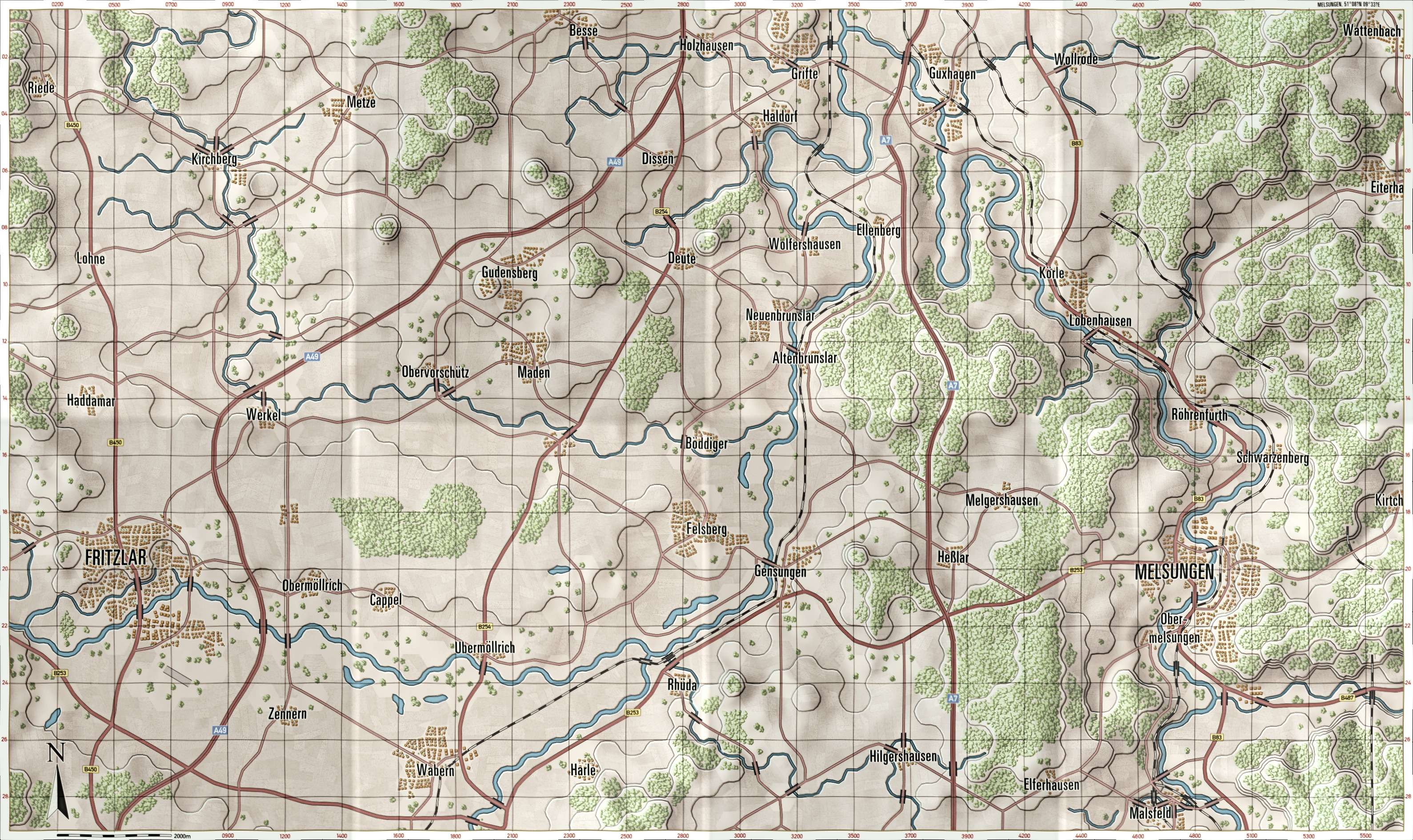 Melsungen Briefing Map