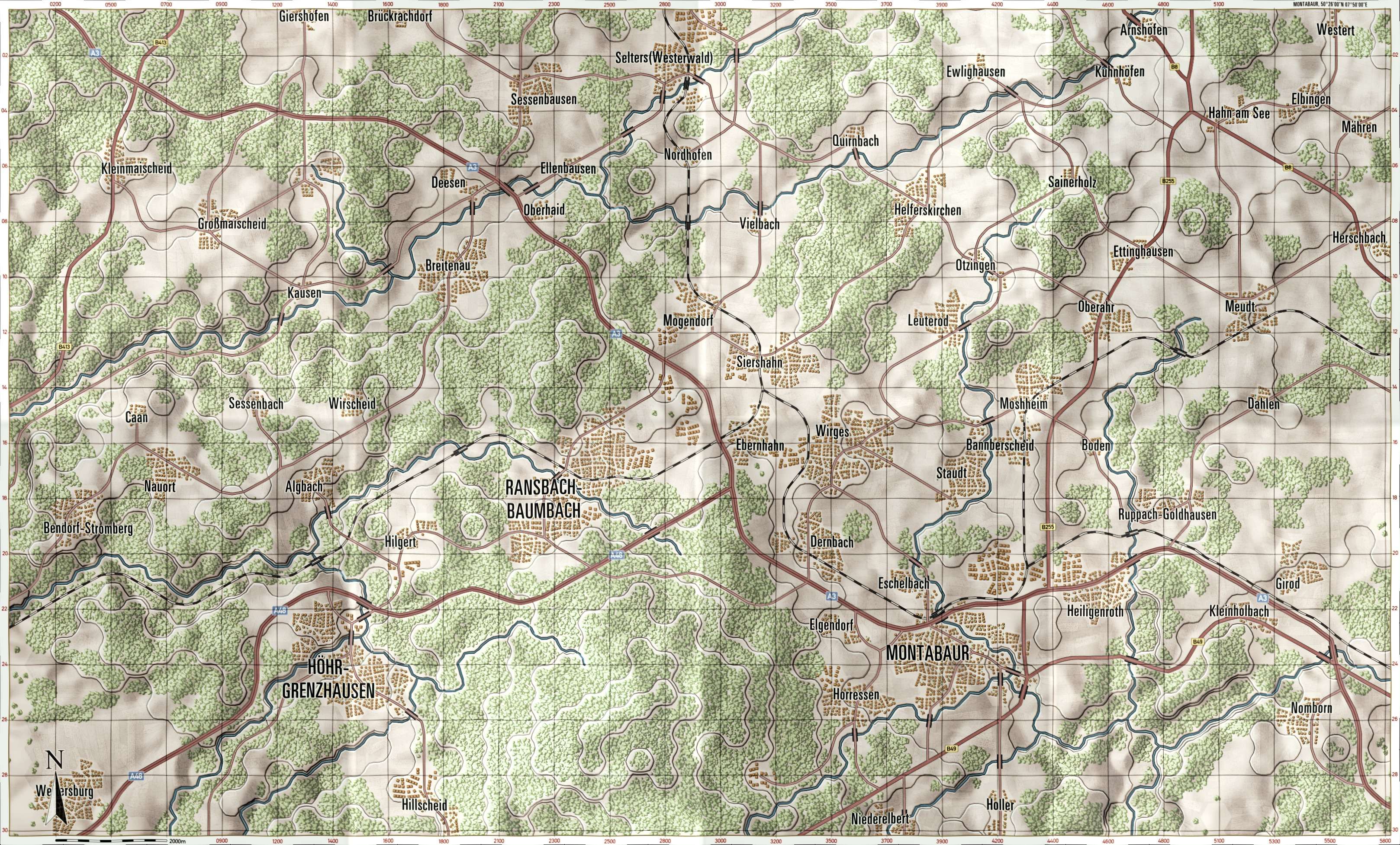 Montabaur Briefing Map