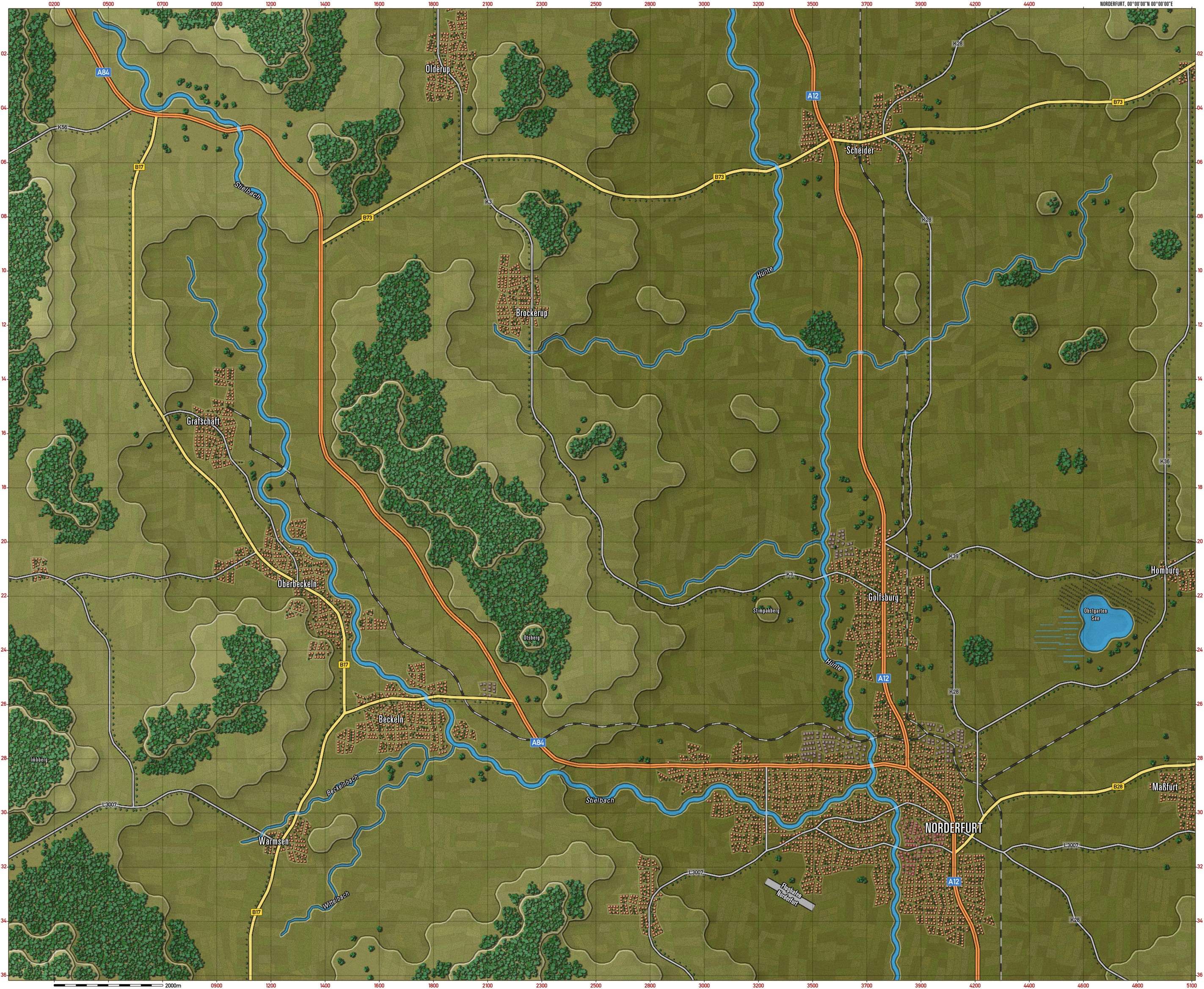 Norderfurt Gameplay Map