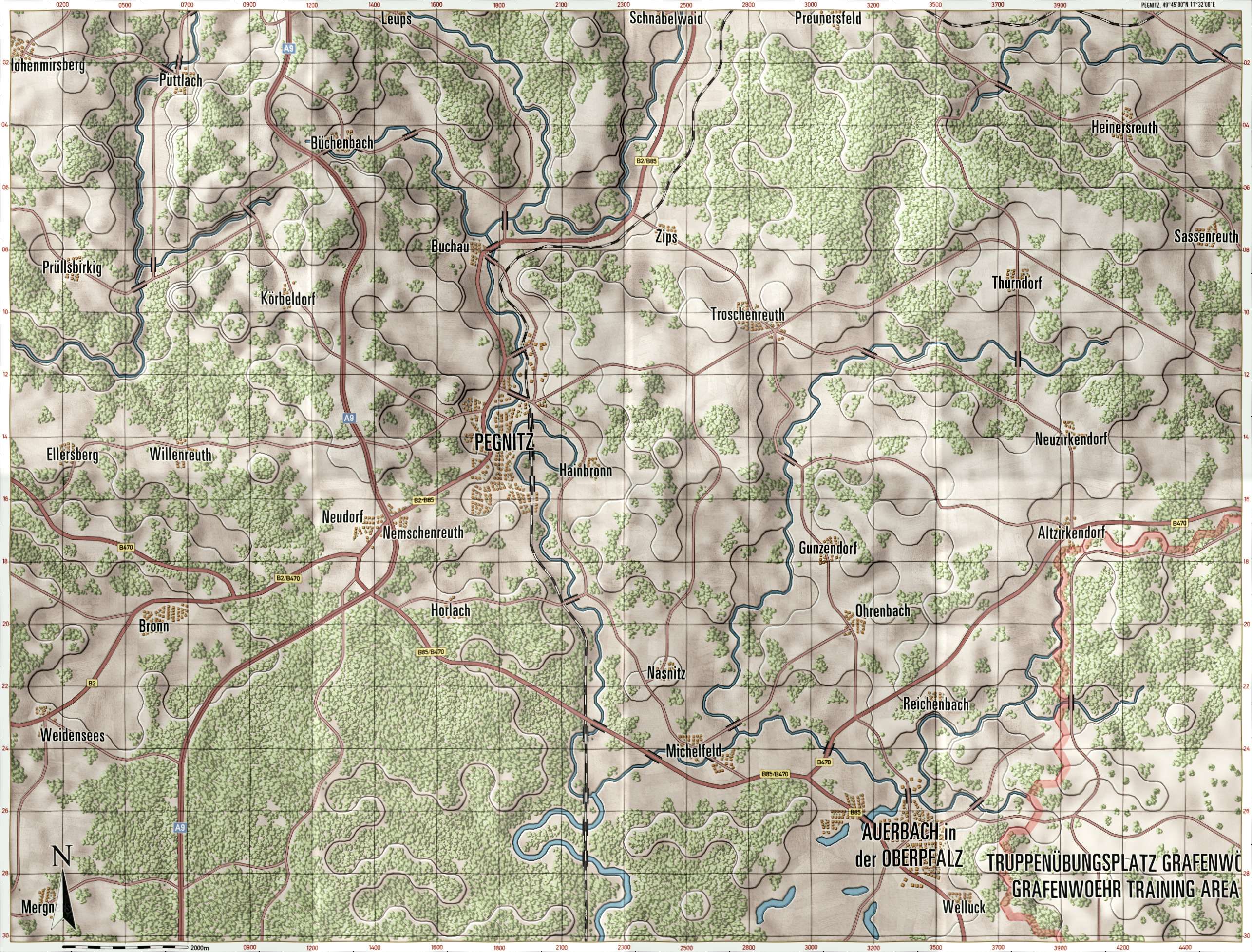 Pegnitz Briefing Map