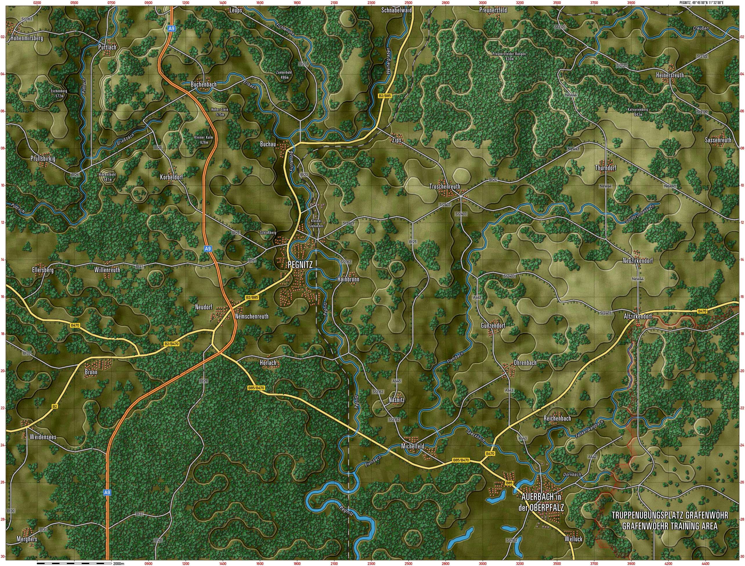 Pegnitz Gameplay Map