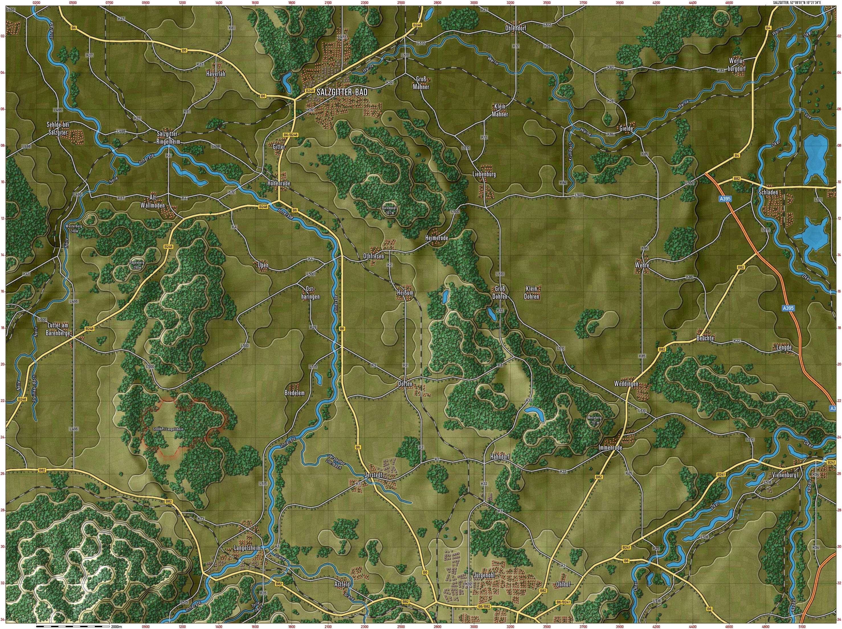 Salzgitter Gameplay Map