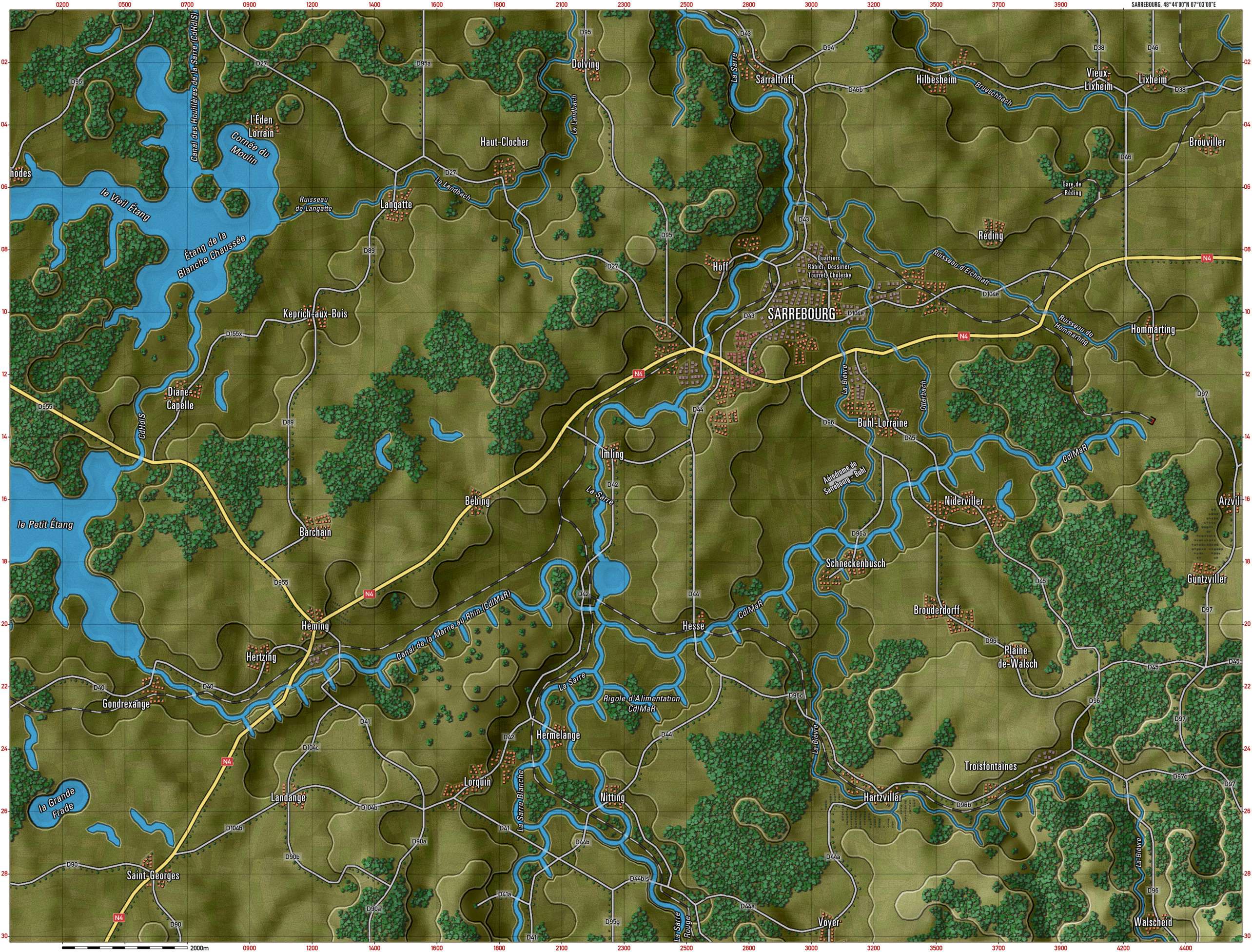 Sarrebourg Gameplay Map