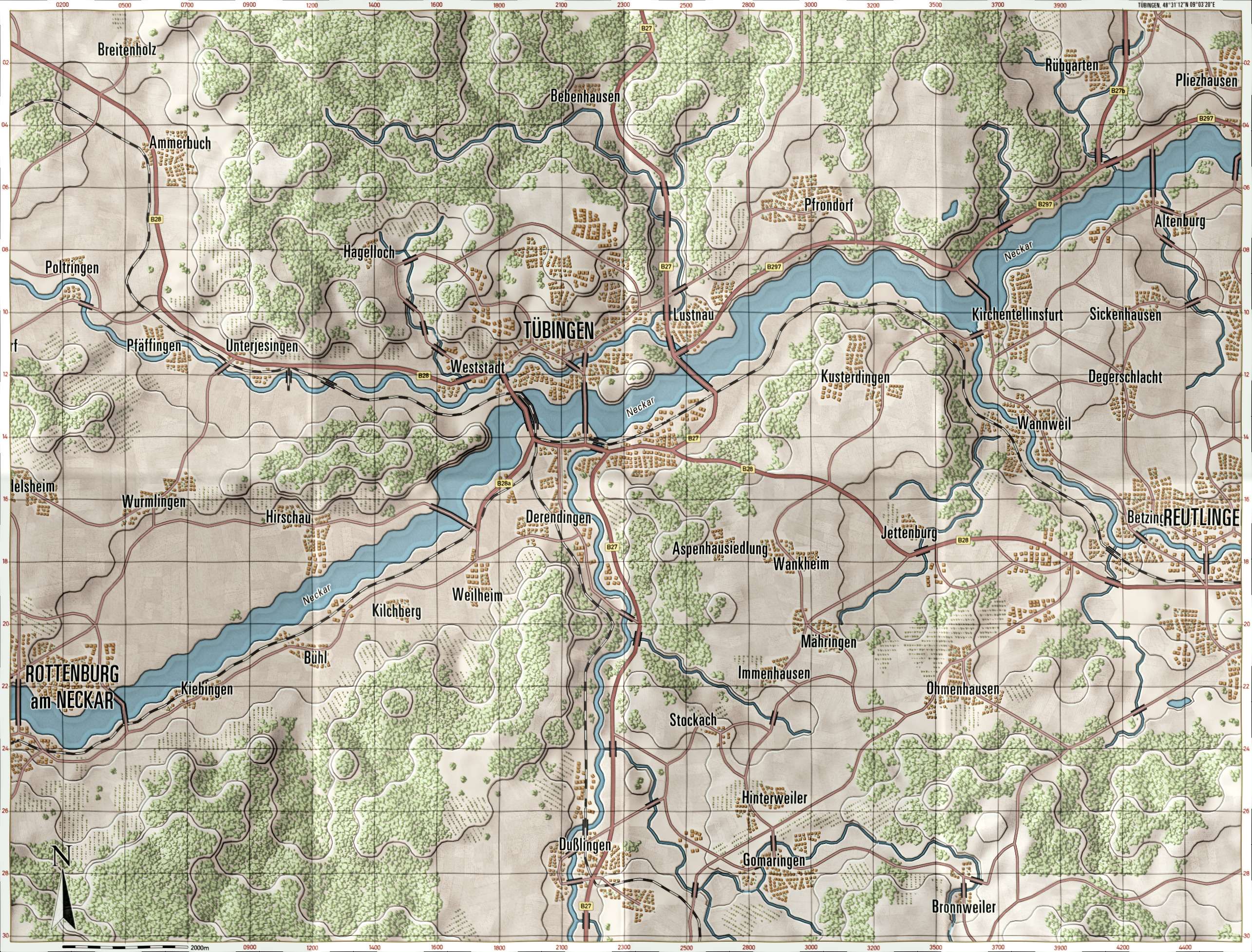 Tuebingen Briefing Map