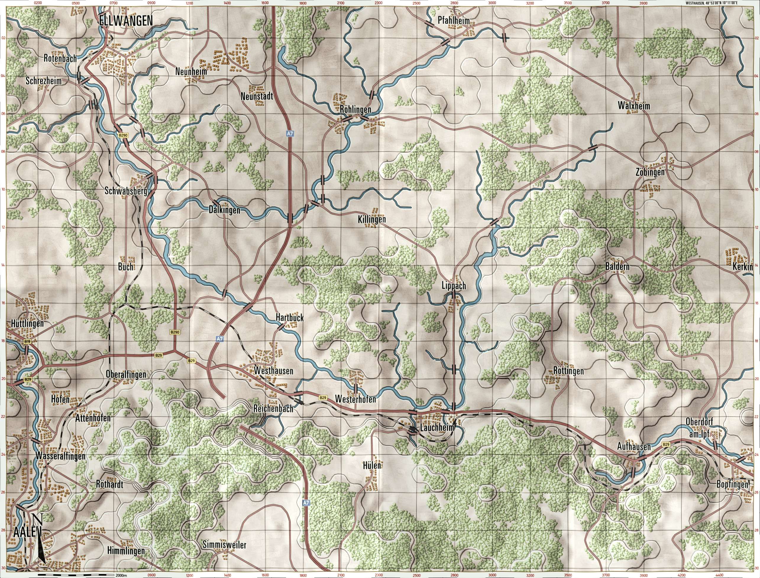 Westhausen Briefing Map