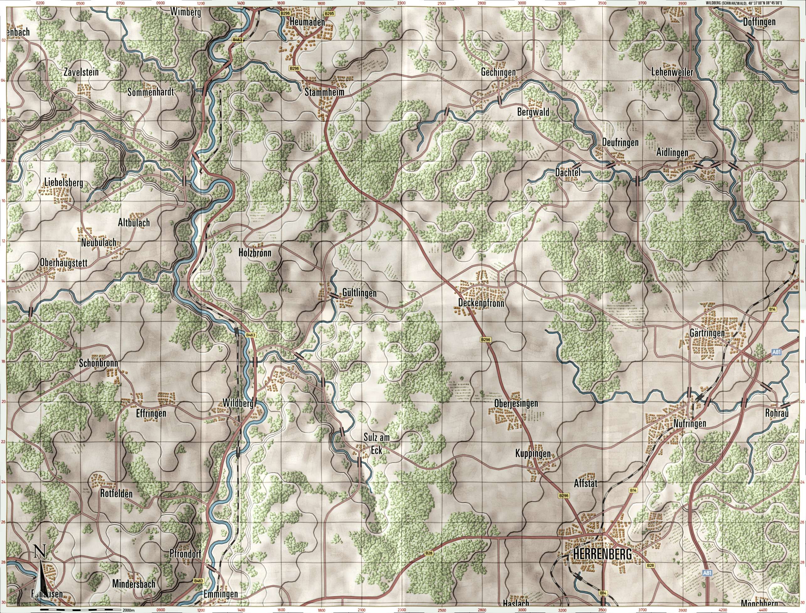 Wildberg Briefing Map