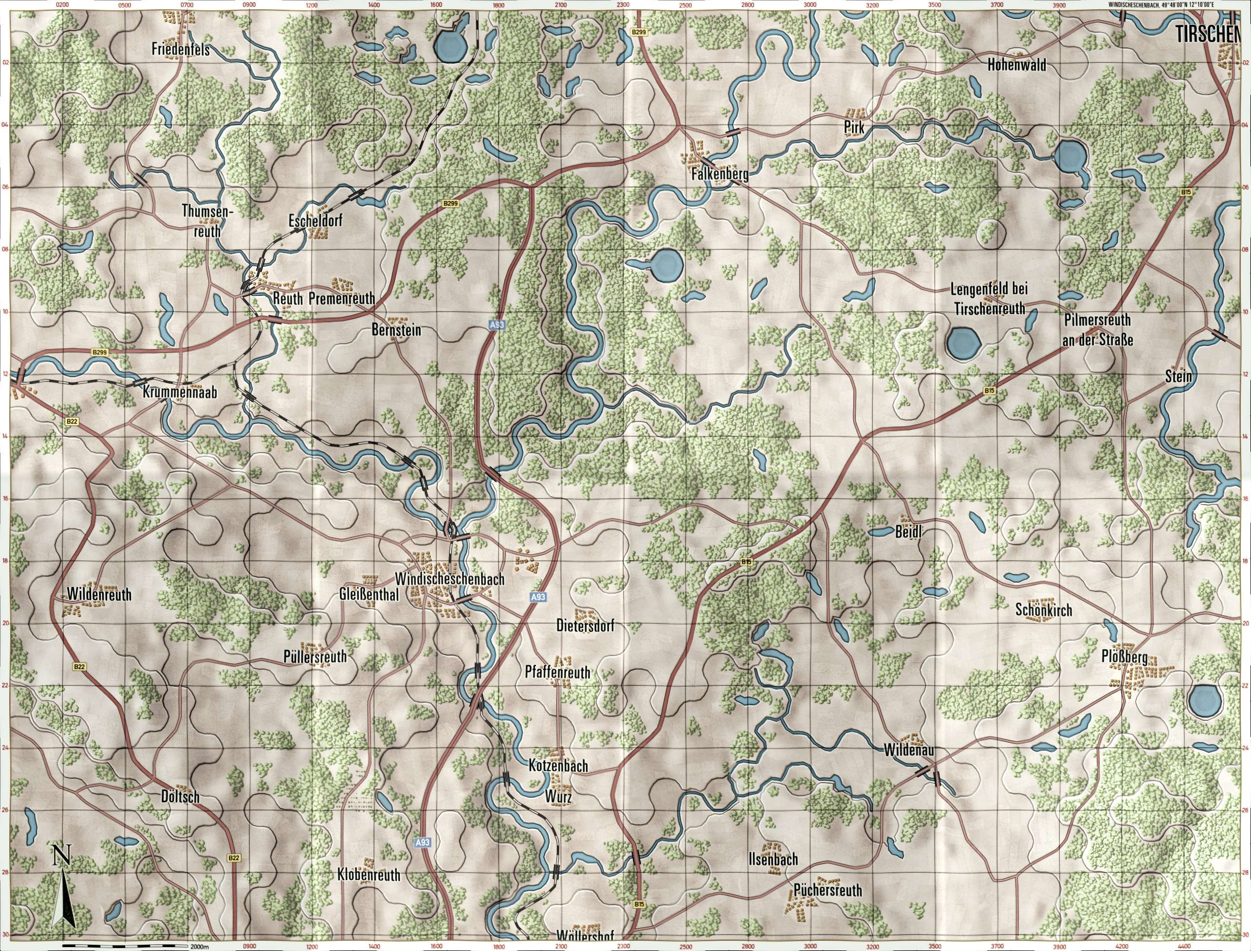 Windischeschenbach Briefing Map